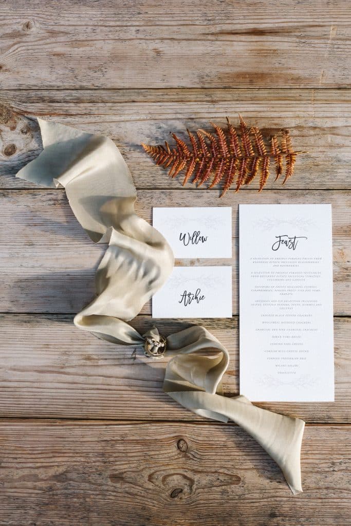 Woodland wedding