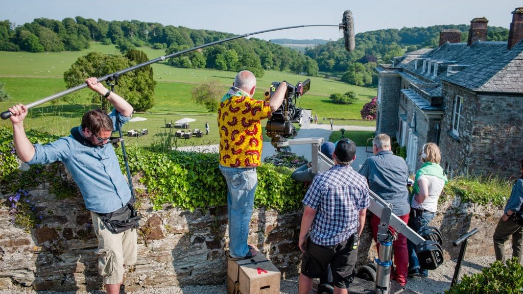 Filming at Boconnoc