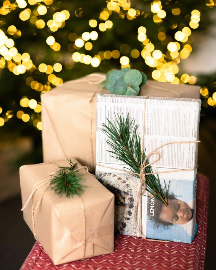 Sustainable Christmas wrapping