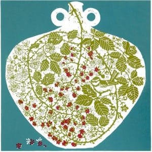 Lino cut artist in Cornwall