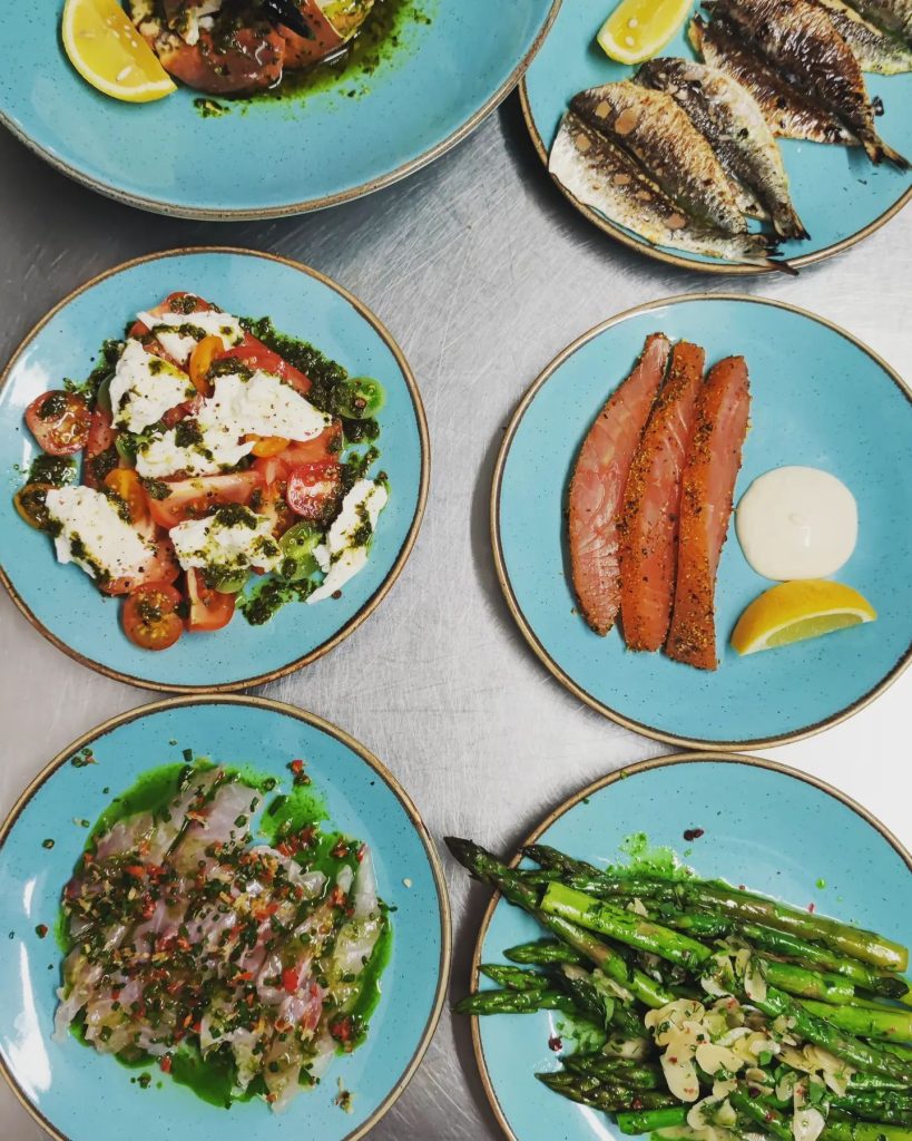 Fish dishes from the Fish Market